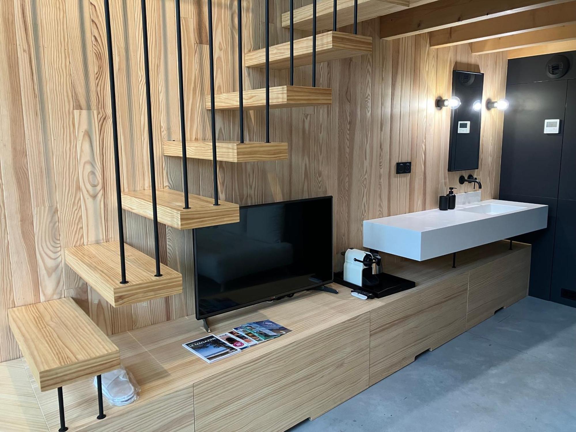Nouveau - Ecolodge 'Calme Et Nature' - Avec Piscine Au Golf-Lac De Biscarrosse - Couchage 2 Personnes Zewnętrze zdjęcie