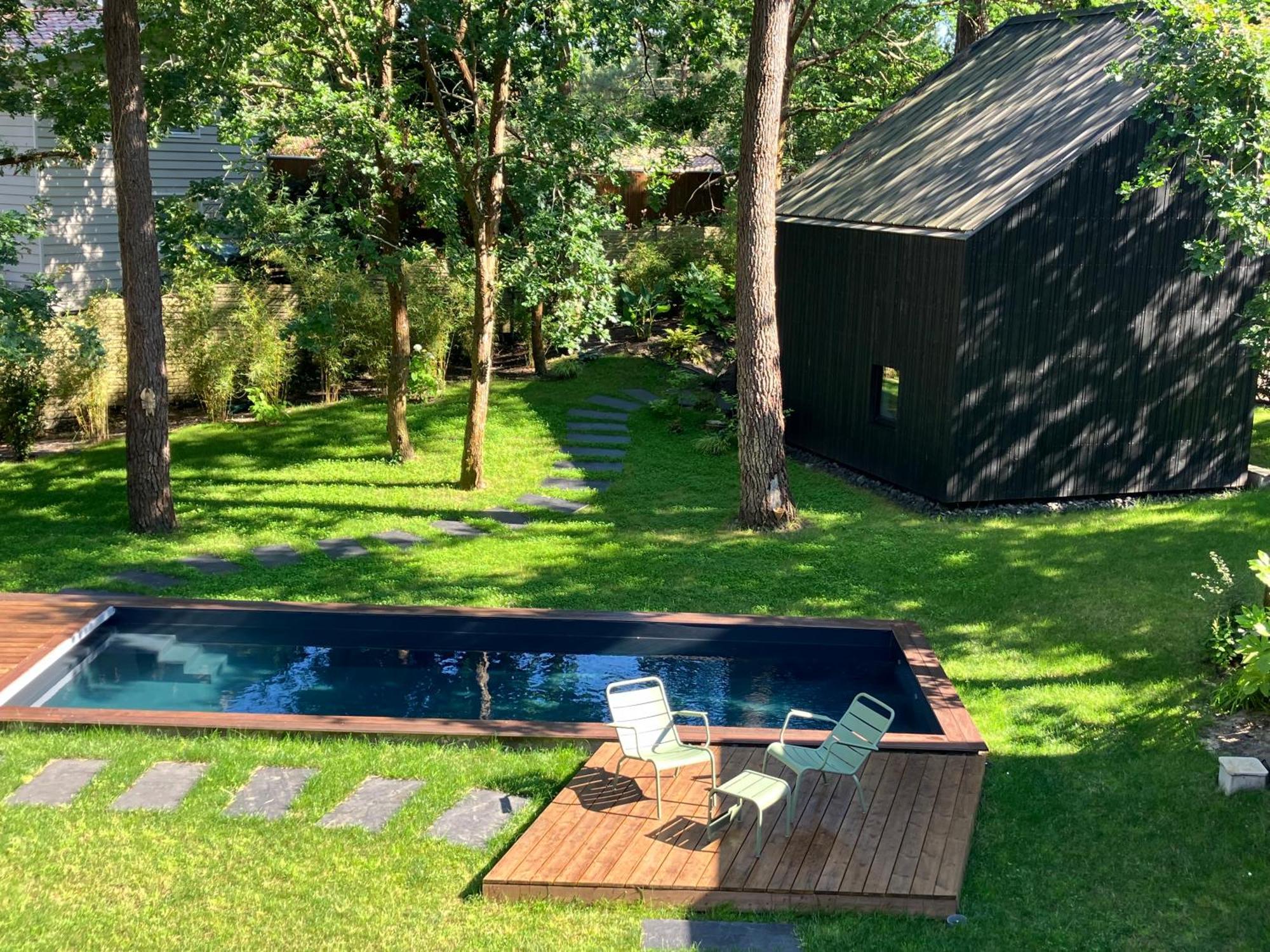 Nouveau - Ecolodge 'Calme Et Nature' - Avec Piscine Au Golf-Lac De Biscarrosse - Couchage 2 Personnes Zewnętrze zdjęcie